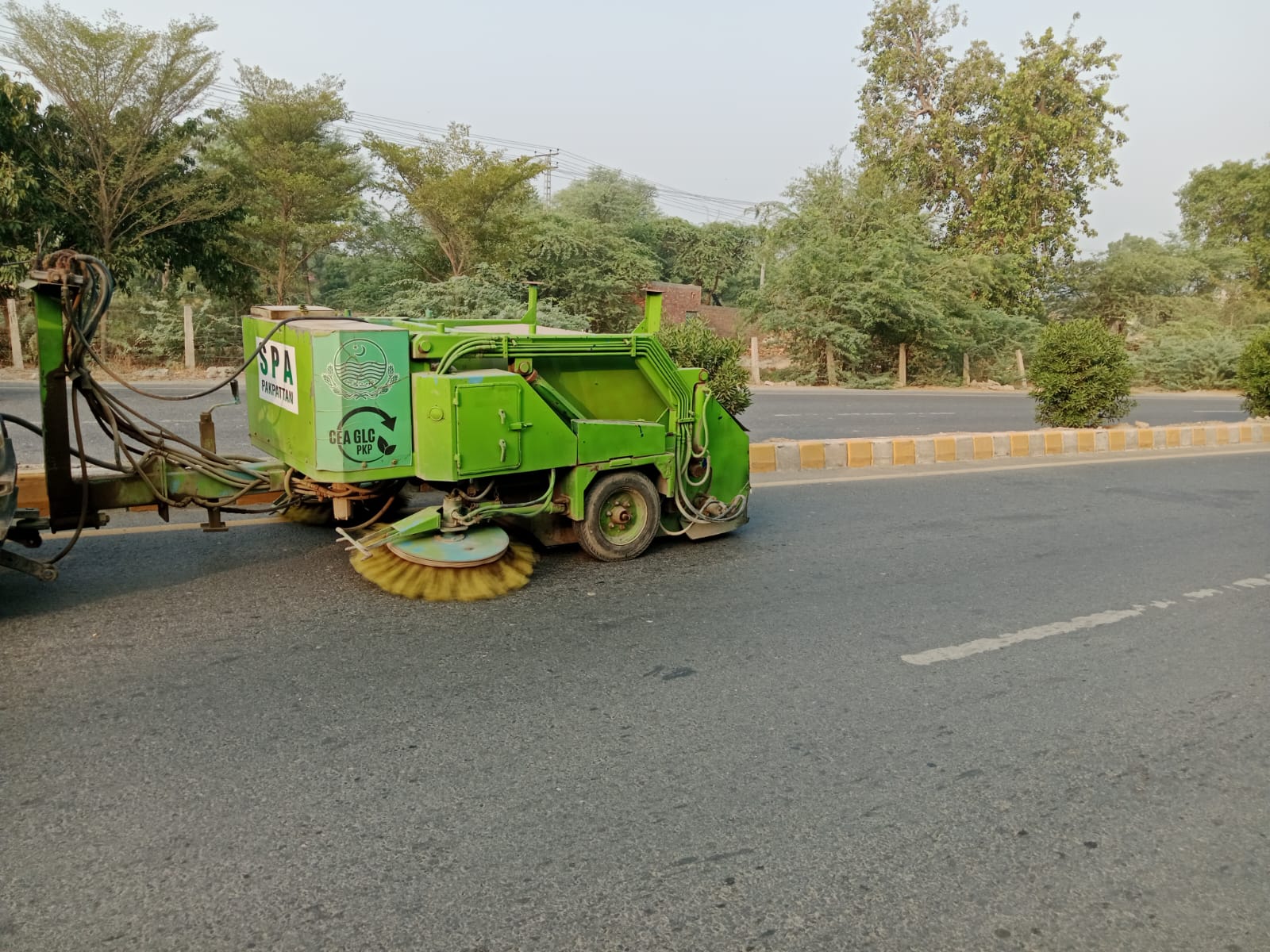 Mechanical Road Sweeping & Kerb Washing Pakpattan
