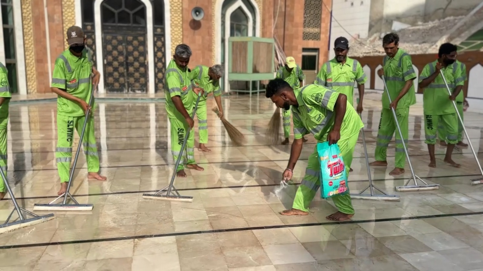 Deep Cleaning at Darbar