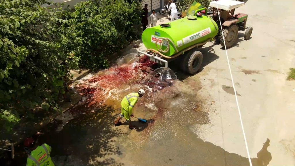 Post-Eid al-Adha Sacrifice Cleanup