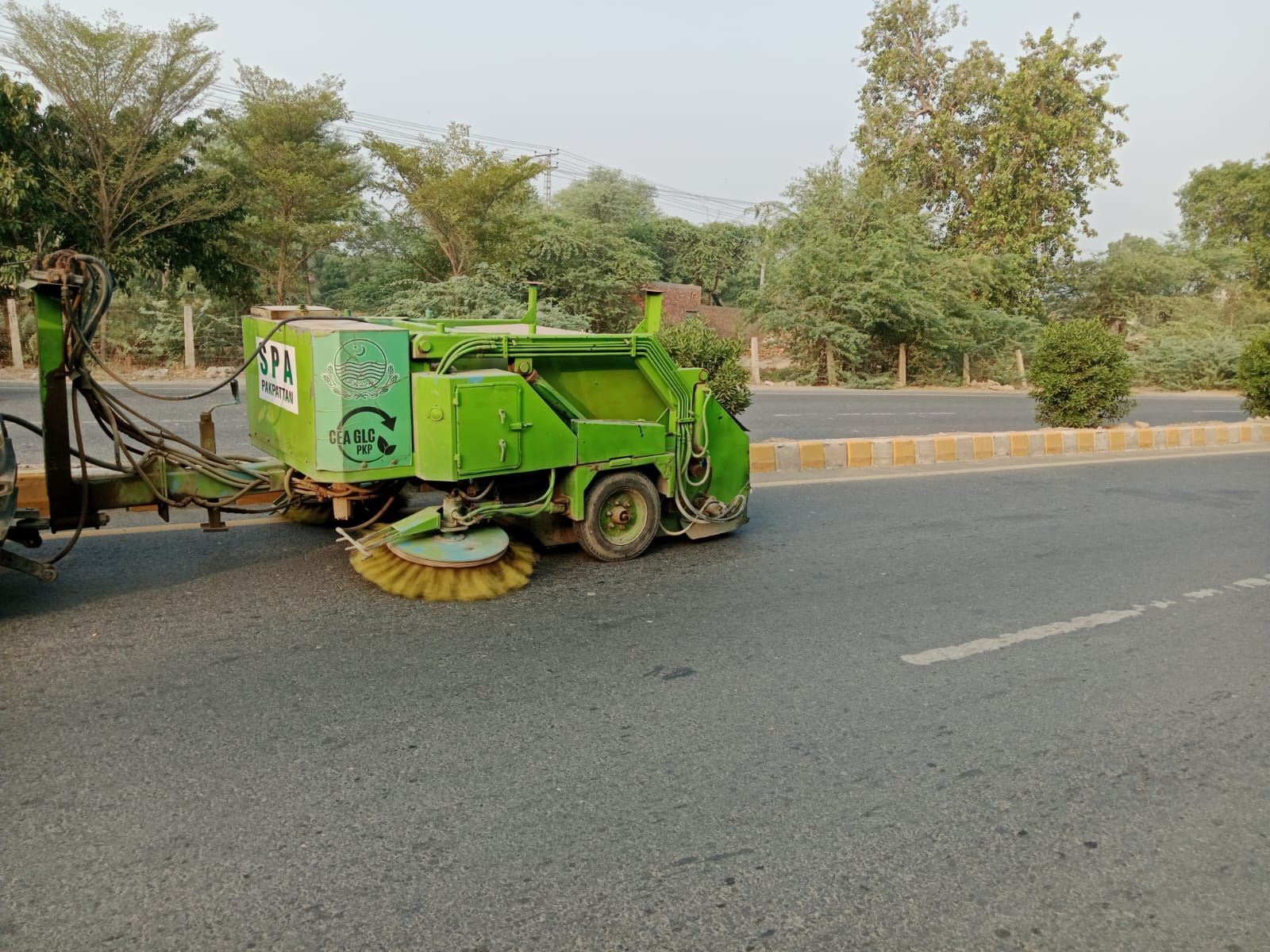 Mechanical Road Sweeping & Kerb Washing Pakpattan